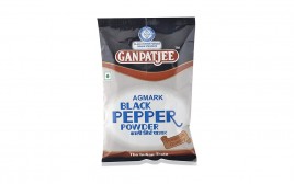 Ganpatjee Agmark Black Pepper Powder   Pack  100 grams